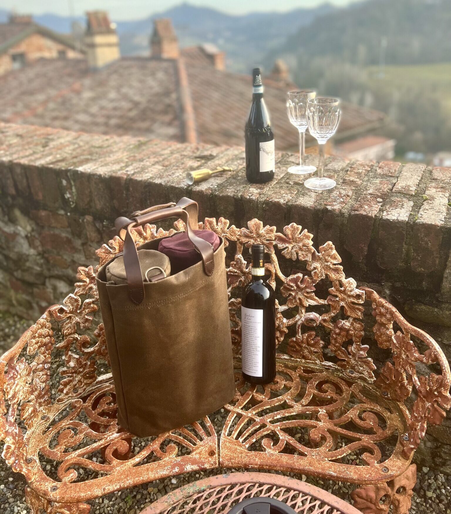 Wine Tote in Italian Village